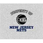 New Jersey Nets 58" x 48" "Property Of" Blanket / Throw