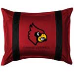 Louisville Cardinals Side Lines Pillow Sham
