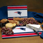 New England Patriots NFL Glass Cutting Board Set