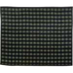 Black/Moss Campfire Plaid Fleece Blanket