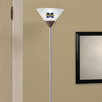 Michigan Wolverines NCAA College Torchiere Floor Lamp