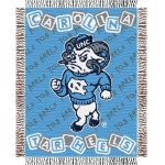 North Carolina UNC Tar Heels NCAA College Baby 36" x 46" Triple Woven Jacquard Throw