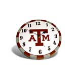 Texas A&M Wooden Clock