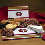 San Francisco 49ers NFL Glass Cutting Board Set