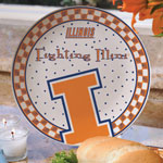Illinois Illini NCAA College 11" Gameday Ceramic Plate