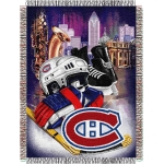 Montreal Canadiens NHL Style "Home Ice Advantage" 48" x 60" Tapestry Throw