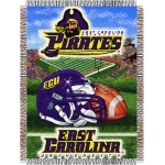 East Carolina Pirates NCAA College "Home Field Advantage" 48"x 60" Tapestry Throw