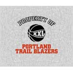 Portland Trailblazers 58" x 48" "Property Of" Blanket / Throw