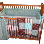 Blueberry Cordial Four Piece Crib Set