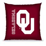 Oklahoma Sooners 18" Toss Pillow