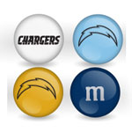 San Diego Chargers Custom Printed NFL M&M's With Team Logo