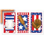 American Pastime - Contemporary mount print with beveled edge