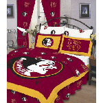 Florida Seminoles 100% Cotton Sateen Full Bed-In-A-Bag