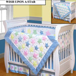 Wish Upon A Star 4 Piece Crib Quilt Set