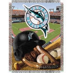 Florida Marlins MLB "Home Field Advantage" 48" x 60" Tapestry Throw