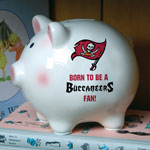 Tampa Bay Buccaneers NFL Ceramic Piggy Bank