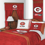 Georgia Bulldogs MVP Shower Curtain