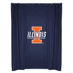 Illinois Illini Locker Room Shower Curtain