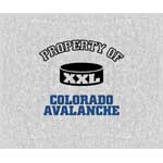 Colorado Avalanche 58" x 48" "Property Of" Blanket / Throw