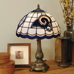 St. Louis Rams NFL Stained Glass Tiffany Table Lamp