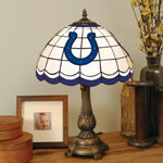 Indianapolis Colts NFL Stained Glass Tiffany Table Lamp