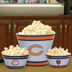 Chicago Bears NFL Melamine 3 Bowl Serving Set