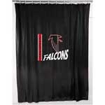 Atlanta Falcons Locker Room Shower Curtain