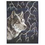 Midnight Wolf Blanket/Throw