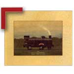 Locomotive - Contemporary mount print with beveled edge