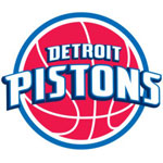 Detroit Pistons Logo Fathead NBA Wall Graphic