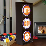Clemson Tigers NCAA College Stop Light Table Lamp