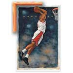 Two Handed Jam - Framed Print