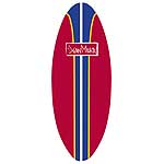 Surfboard Red Rug