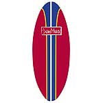 Surfboard Red Rug