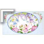 Bluebell Fairies - Contemporary mount print with beveled edge