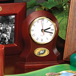 Philadelphia Eagles NFL Brown Desk Clock