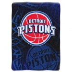 Detroit Pistons  NBA "Tie Dye" 60" x 80" Super Plush Throw