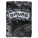 San Antonio Spurs NBA "Tie Dye" 60" x 80" Super Plush Throw