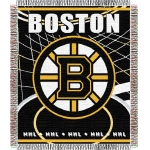 Boston Bruins NHL 48" x 60" Triple Woven Jacquard Throw