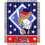 Atlanta Braves MLB Baby 36"x 46" Triple Woven Jacquard Throw