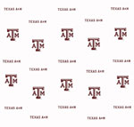 Texas A&M Aggies Ruffled Bedskirt - White