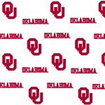 Oklahoma Sooners Crib Bumpers - White