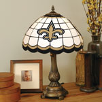 New Orleans Saints NFL Stained Glass Tiffany Table Lamp