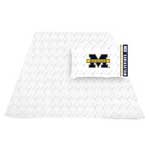 Michigan Wolverines Locker Room Sheet Set