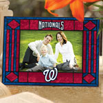 Washington Nationals MLB 6.5" x 9" Horizontal Art-Glass Frame