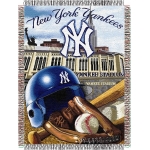 New York Yankees MLB "Home Field Advantage" 48" x 60" Tapestry Throw