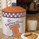 Illinois Illini NCAA College Gameday Ceramic Cookie Jar