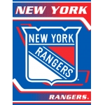 New York Rangers NHL "Tie Dye" 60" x 80" Super Plush Throw