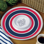 Washington Nationals MLB 14" Round Melamine Chip and Dip Bowl