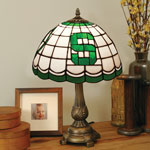 Michigan State Spartans NCAA College Stained Glass Tiffany Table Lamp
